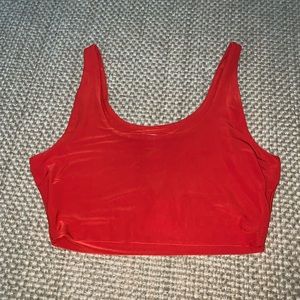 Revamped Red Crop Top